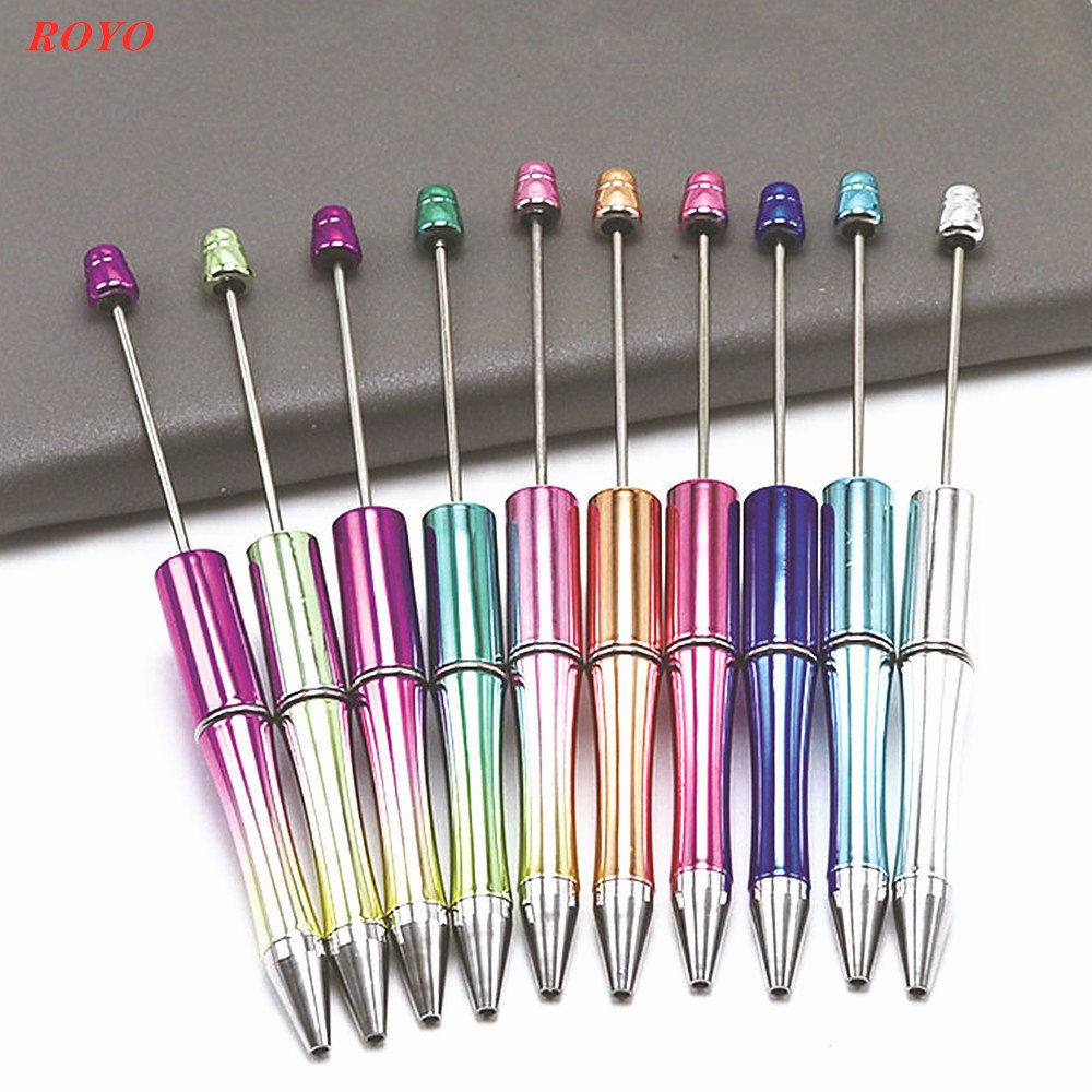 Hostess Gifts Premium Kawaii Cute Funny School Magic Ball Pen Stationery DIY Beadable Stylist Twisted Ballpoint pen