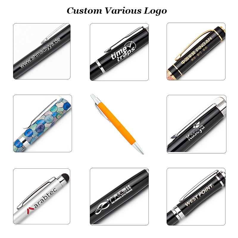 Promotional Gifts muti-colored business Ball Pen With Logo low moq classic Styles Ballpoint Pen School Plastic Ballpoint Pen wit