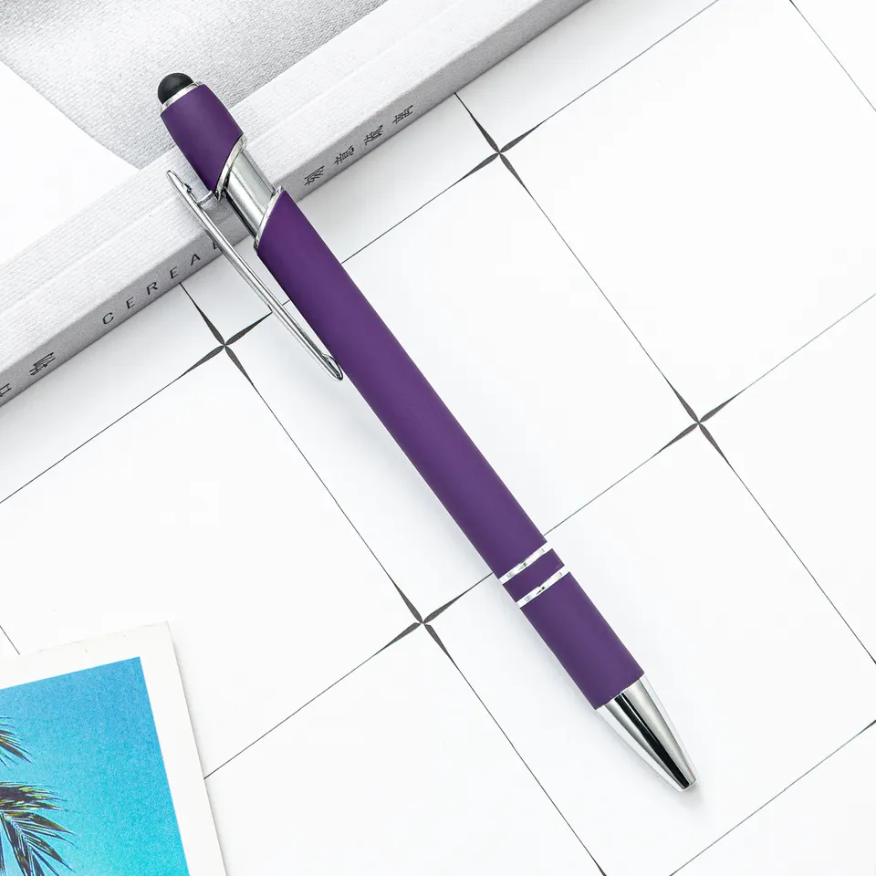 Custom Recycled Plastic Ballpoint Pens With Logo Advertising cute Ballpen Wood Ballpoint Pen With Logo printed