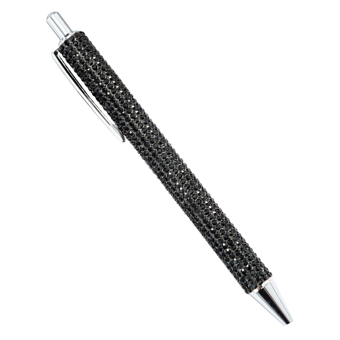 Wholesale Promotion Multicolor Diamond Covered Ballpoint Pen Promotional Sequin Press Jumping Metal Glitter Pen For Gift