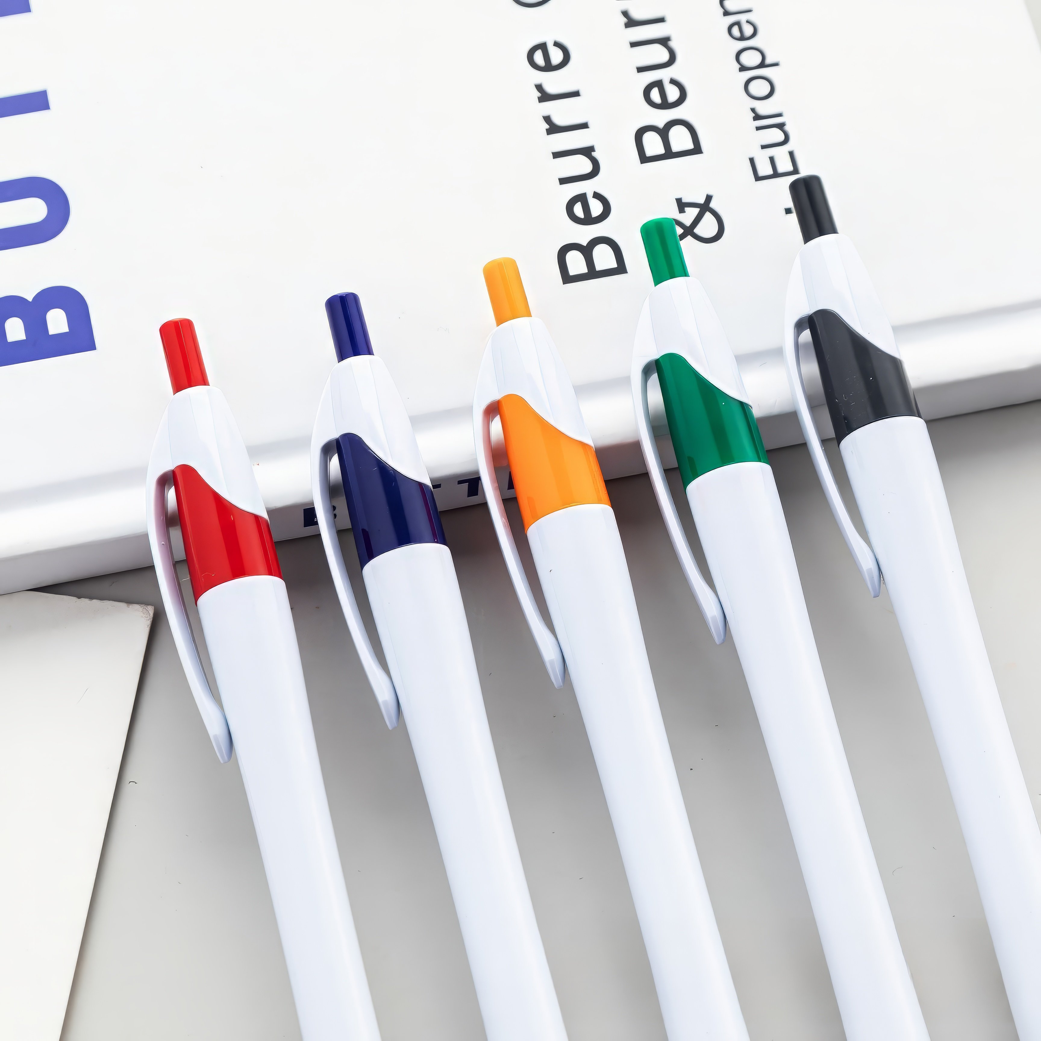 Custom Promotional Very Cheap Ball Pen Logo Click Plastic Gift Ballpoint Pen School Office Supplies Stationery Advertising Metal