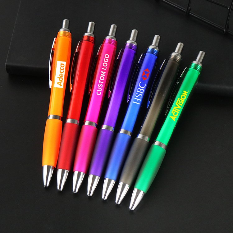 High quality promotional plastic gift customize logo ballpoint pen