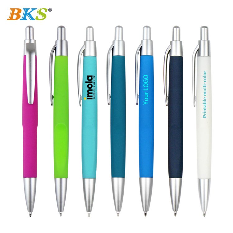 BKS manufacturer customized logo printing high quality gifts pens Advertising ball point pen
