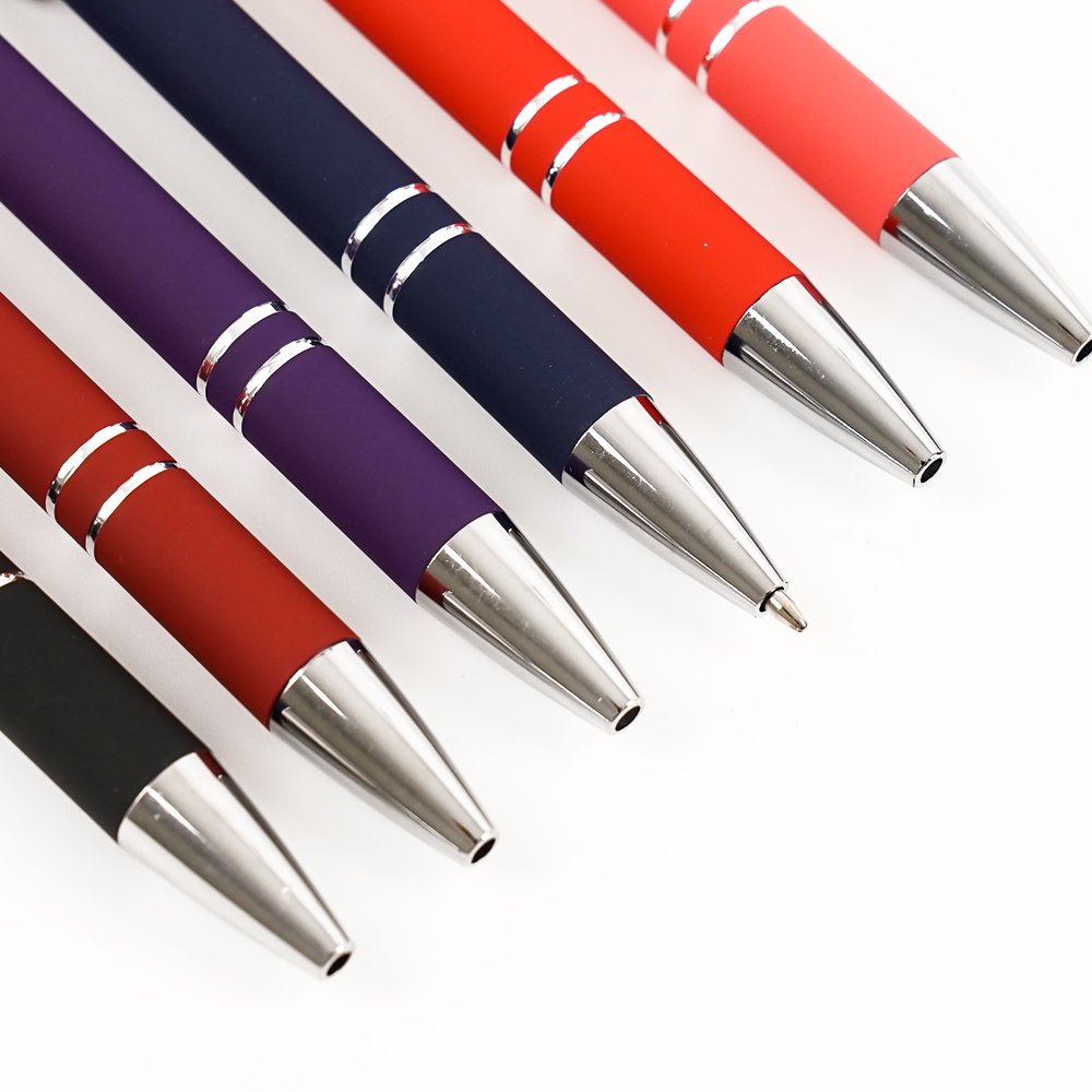 Wholesale Promotional Stylus Soft Touch Screen Ball Point Pen Gifts Metal BallPoint Pens With Custom Logo