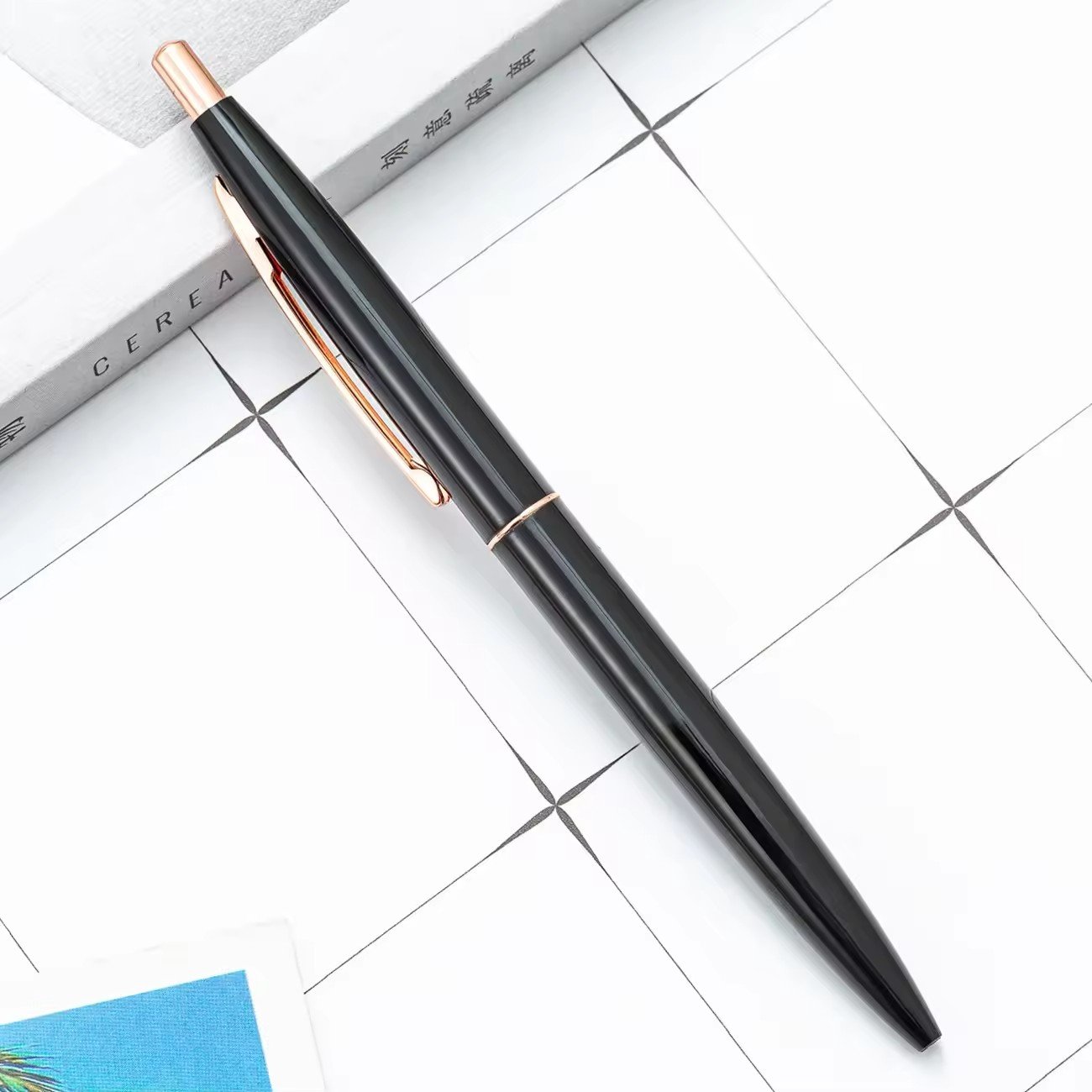 Hot Sale Custom Logo Promotional Gift Pen Colorful Novelty Metal Ballpoint Pen School Office Supplies Business Advertising Pen