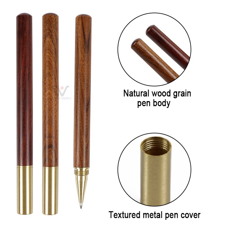 Hot Sale New Handmade Wooden Environmental Rosewood Maple Wood BallPoint Pen Gift Wooden Pen