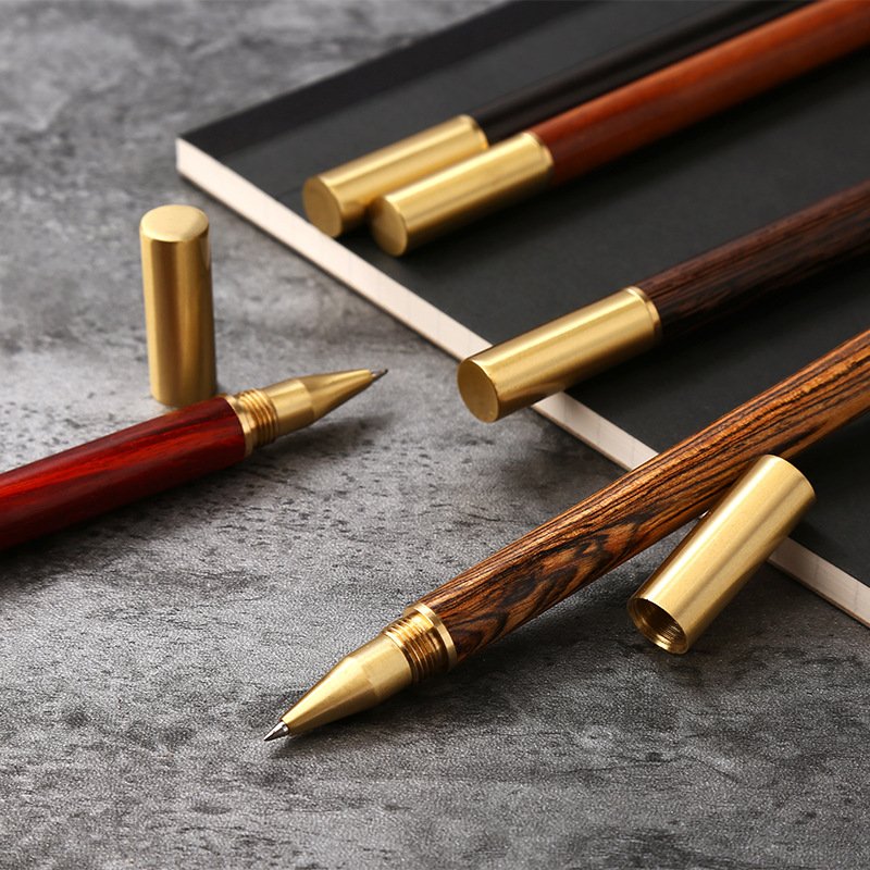 Hot Sale New Handmade Wooden Environmental Rosewood Maple Wood BallPoint Pen Gift Wooden Pen