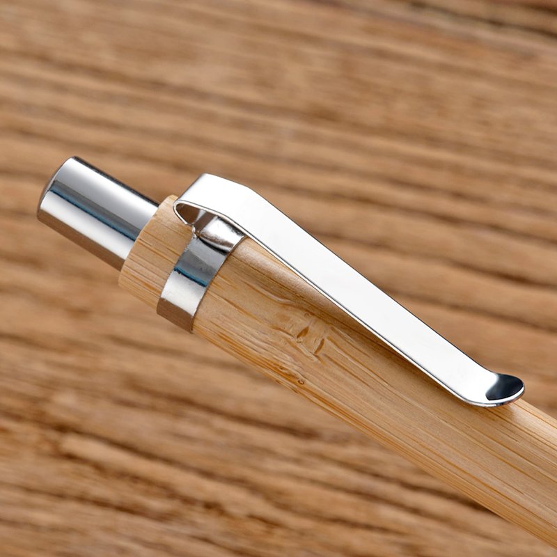 Promotional Personalized Customized Bamboo Pen Holder Ball Pen Eco Friendly Engraved Bamboo Ballpoint Pen
