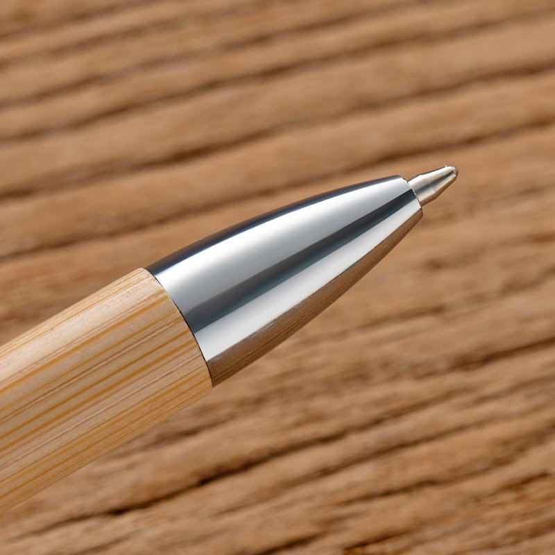 Promotional Personalized Customized Bamboo Pen Holder Ball Pen Eco Friendly Engraved Bamboo Ballpoint Pen