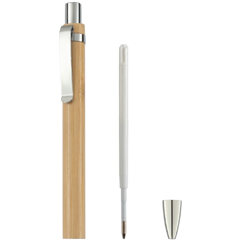 Promotional Personalized Customized Bamboo Pen Holder Ball Pen Eco Friendly Engraved Bamboo Ballpoint Pen