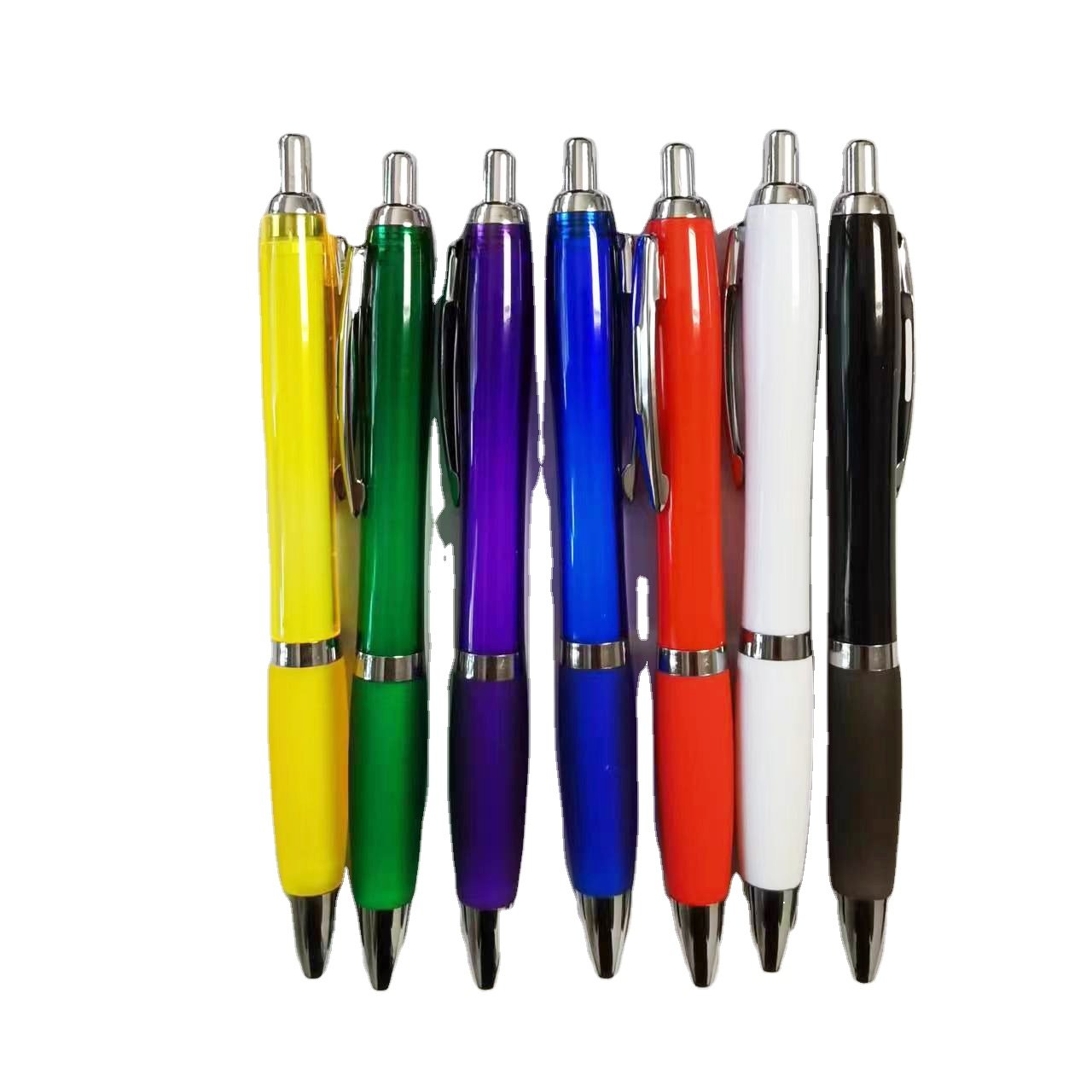 Smoothy Factory Eco-Friendly Blue Glitter Gel Ballpoint Pen 1.0mm Writing Width Metal Plastic cheap pen