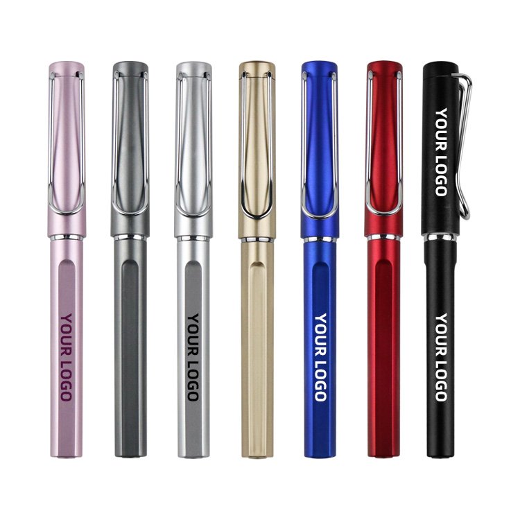 Personalized With Logo Print Ball Point Pen Advertising Cheapest Promotional Pen Gift Custom Plastic Metal Custom Ballpoint Pen