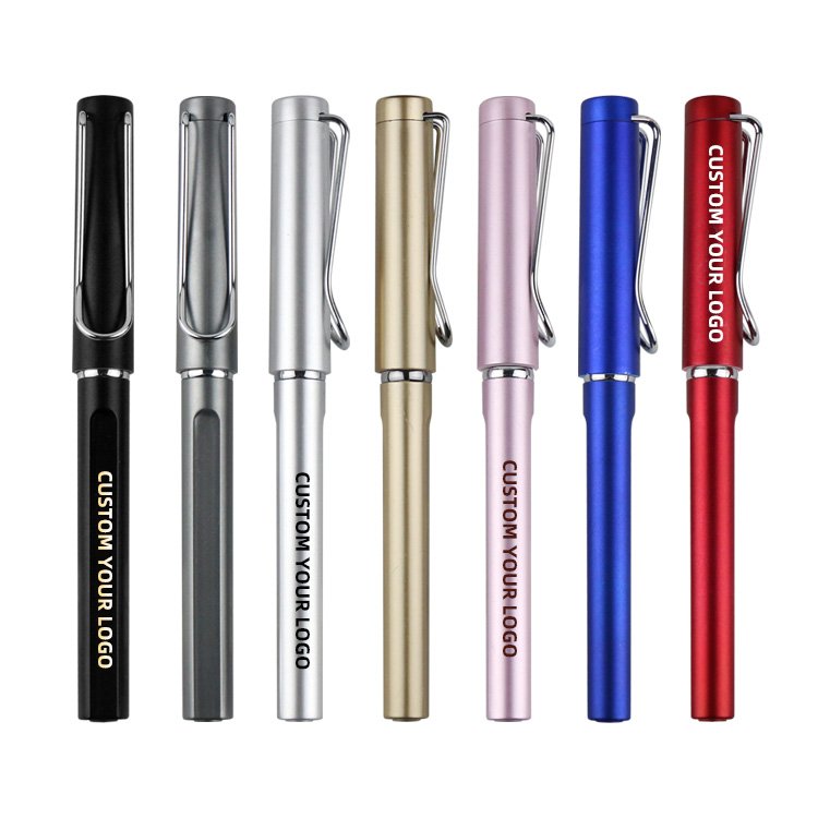 Personalized With Logo Print Ball Point Pen Advertising Cheapest Promotional Pen Gift Custom Plastic Metal Custom Ballpoint Pen