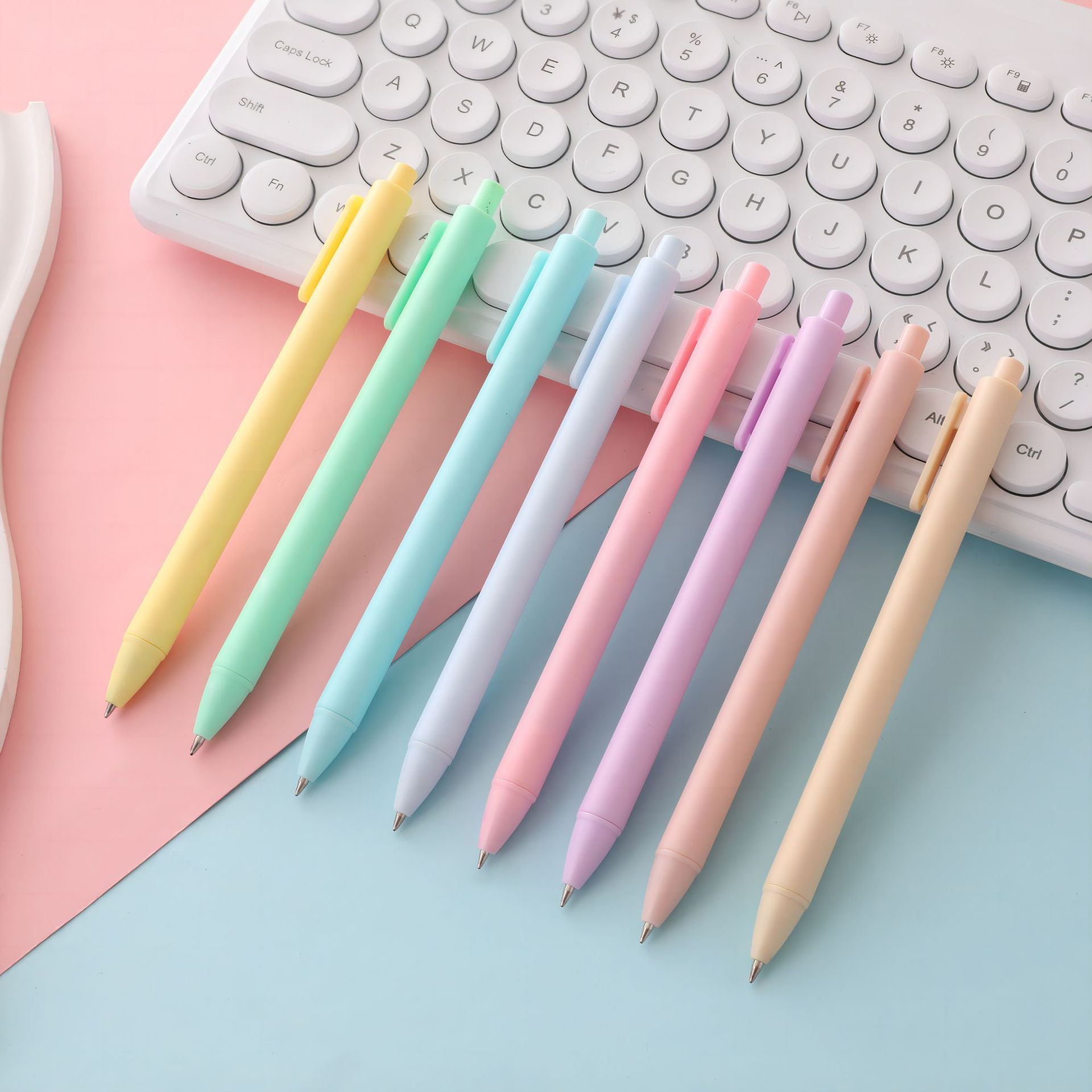 X923-1 0.5MM Candy Color Student Multi-color Plastic Office Pen Girls School Ballpoint Pens 518