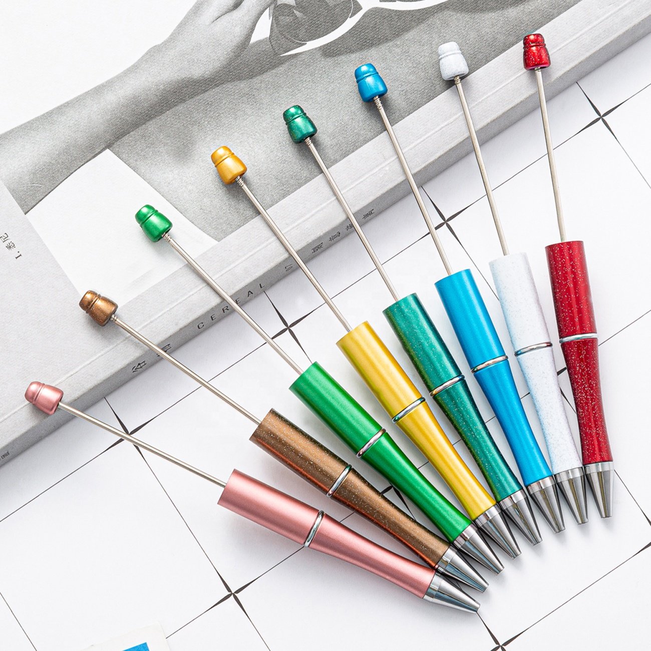Hot Sale School Writing Supplies Drawing Office Teacher Students Classroom Ballpoint Pens Black Ink Beadabl Pen