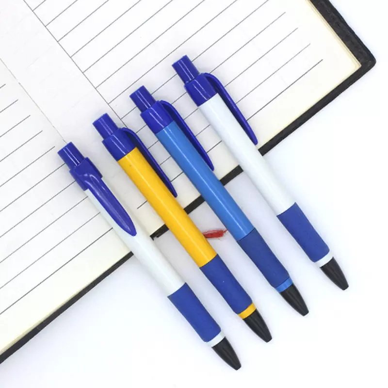 Manufacturers Wholesale Press Plastic Ballpoint Pen Advertising Gift Pen Business Promotion Stationery Ball Pen