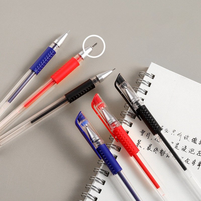 School Stationery Supplies Ballpoint Pen Office Neutral Pen Logo Design Student Stationery Water based Signature Pen Wholesale