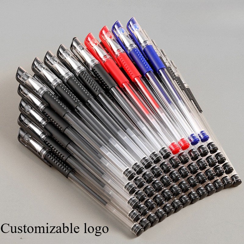 School Stationery Supplies Ballpoint Pen Office Neutral Pen Logo Design Student Stationery Water based Signature Pen Wholesale