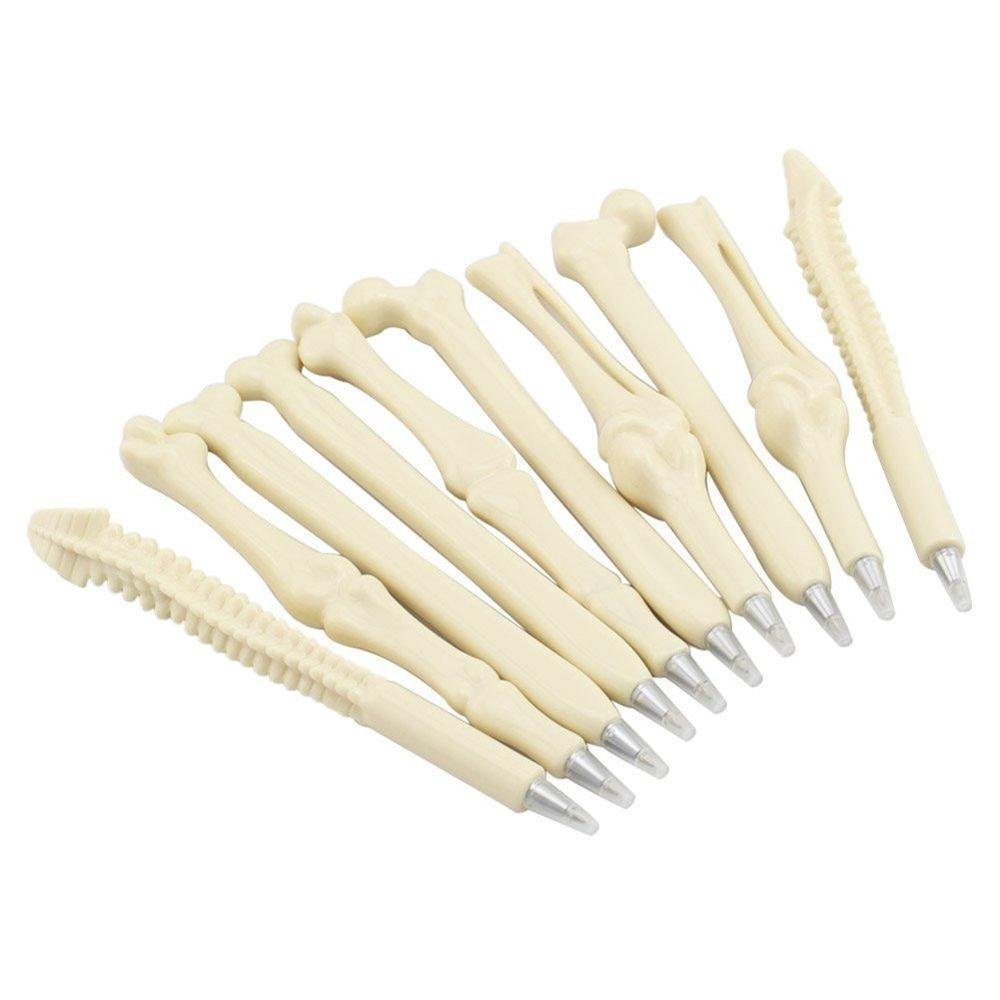High Quality Novelty Bone Ballpoint Pens for School and Office