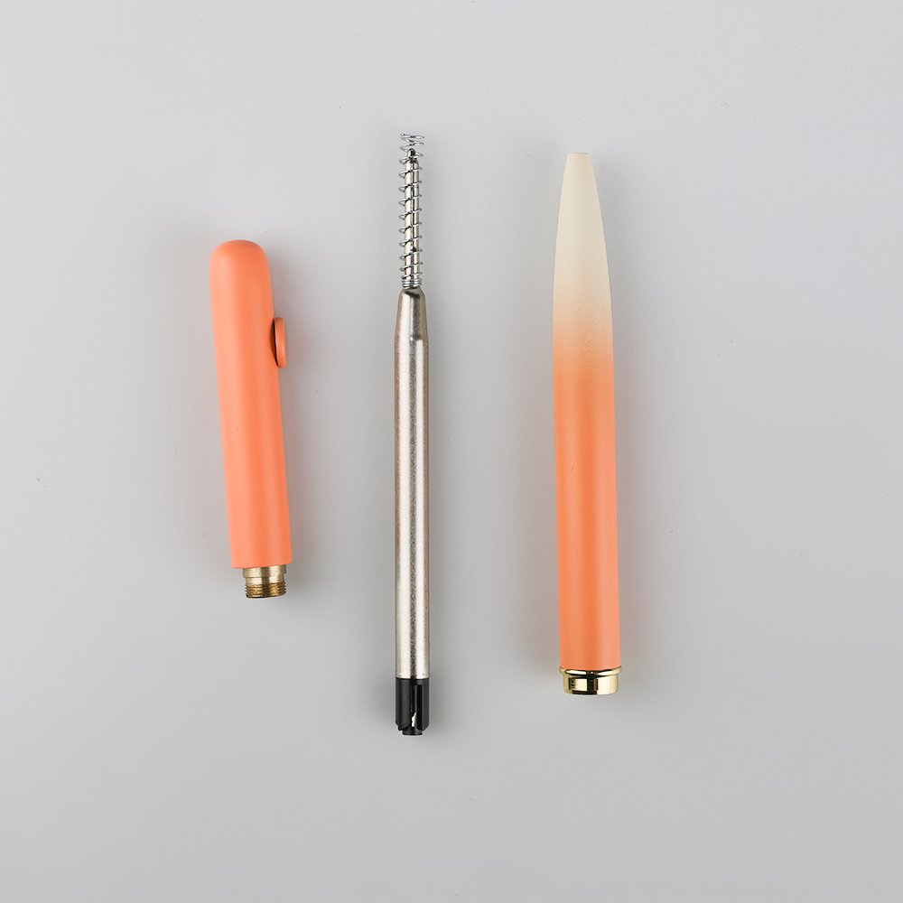 GemFully office pen seller new product ideas 2024 orange customised pens with quotes
