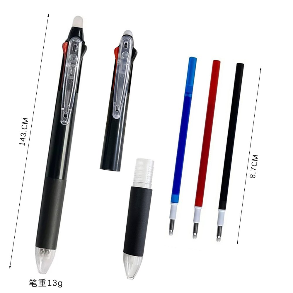 iStapromo gift Erasable Multicolor Ballpoint Pen Creative Custom Retractable Pen for Kids