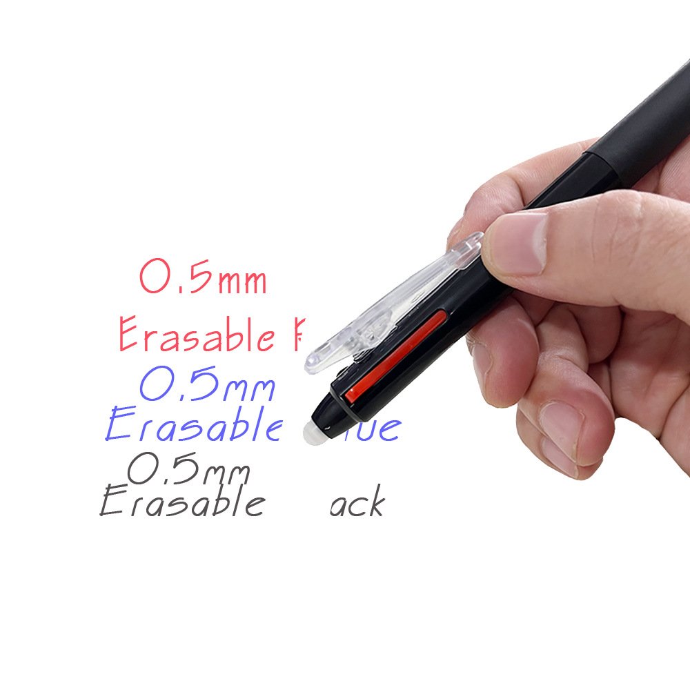 iStapromo gift Erasable Multicolor Ballpoint Pen Creative Custom Retractable Pen for Kids