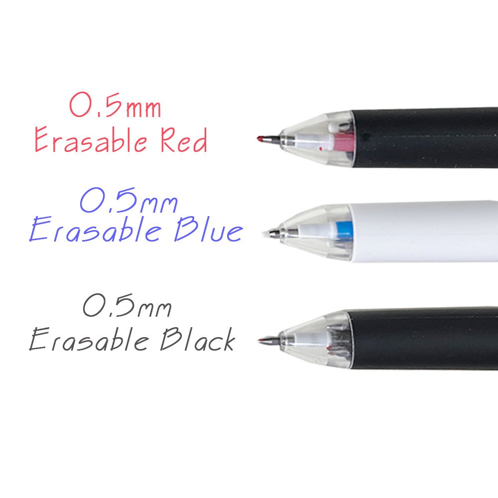 iStapromo gift Erasable Multicolor Ballpoint Pen Creative Custom Retractable Pen for Kids