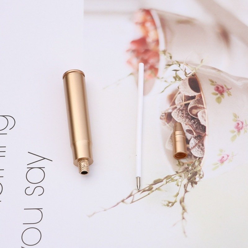 Factory Creative Retro Modeling Simulation Bullet Weapon Blue Ballpoint Pen Student Prize Custom Promotional Pens