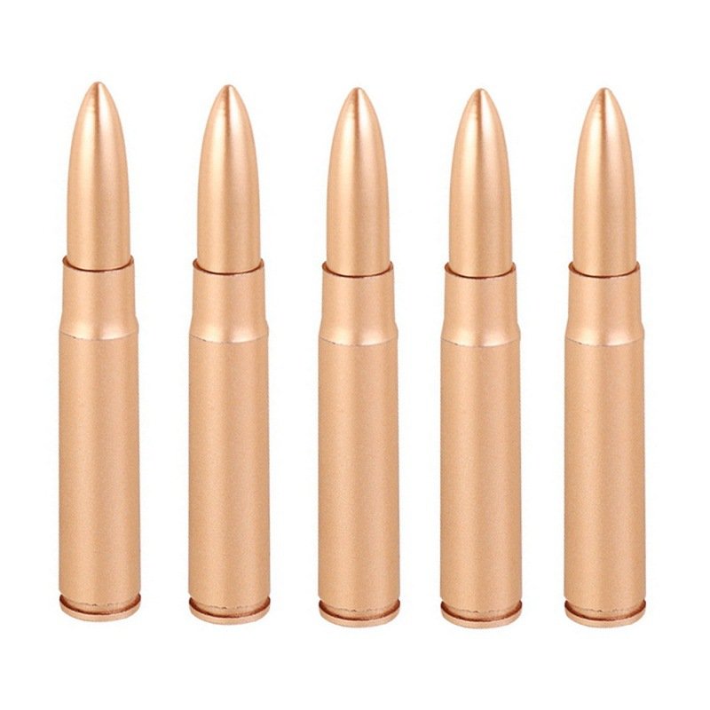 Factory Creative Retro Modeling Simulation Bullet Weapon Blue Ballpoint Pen Student Prize Custom Promotional Pens