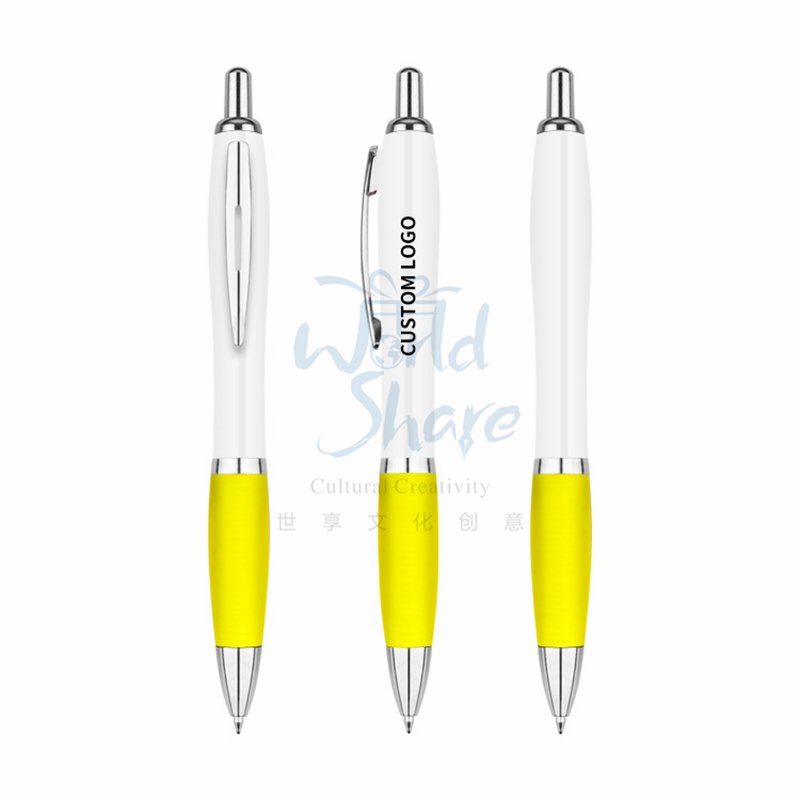 High quality gel pen plastic ballpoint pen customized logo available advertising Ballpoint pen World Share