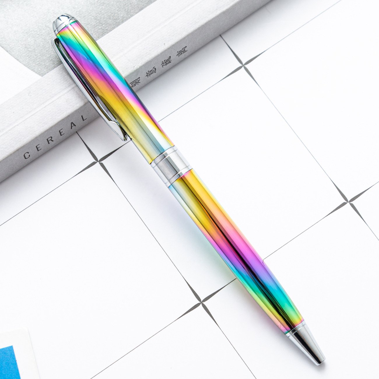 Manufacturer's Spot Wholesale Metal Ballpoint Pen 1.0mm Writing Width for Office Stationery Advertising & Gifts