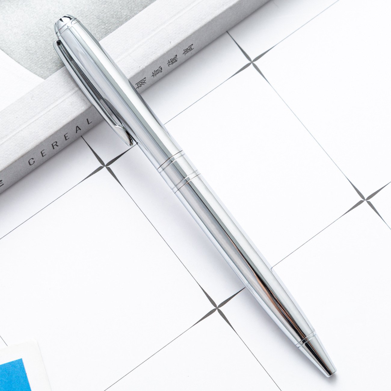 Manufacturer's Spot Wholesale Metal Ballpoint Pen 1.0mm Writing Width for Office Stationery Advertising & Gifts