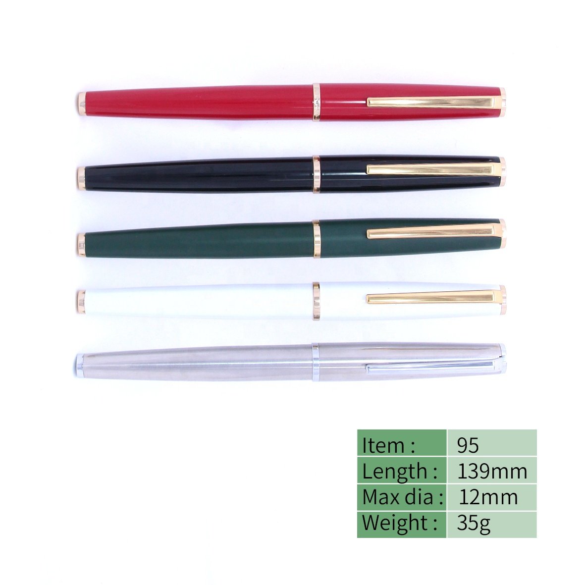 Professional Executive Office classic design ballpoint pen gift pen set custom company gold color ball pen