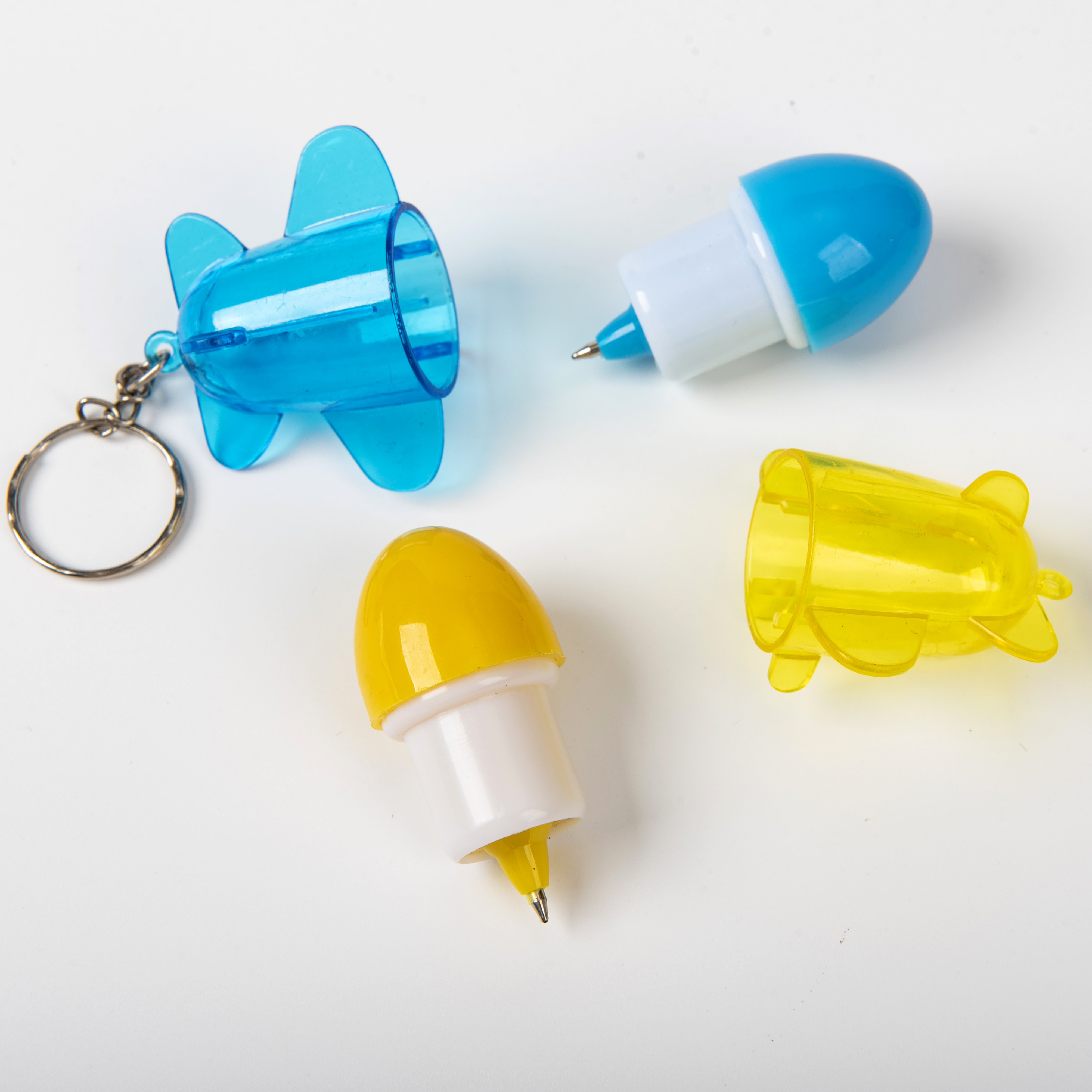 Promotional Kawaii Small Rocket Shape Plastic Custom Logo Ballpoint Pen For Gifts