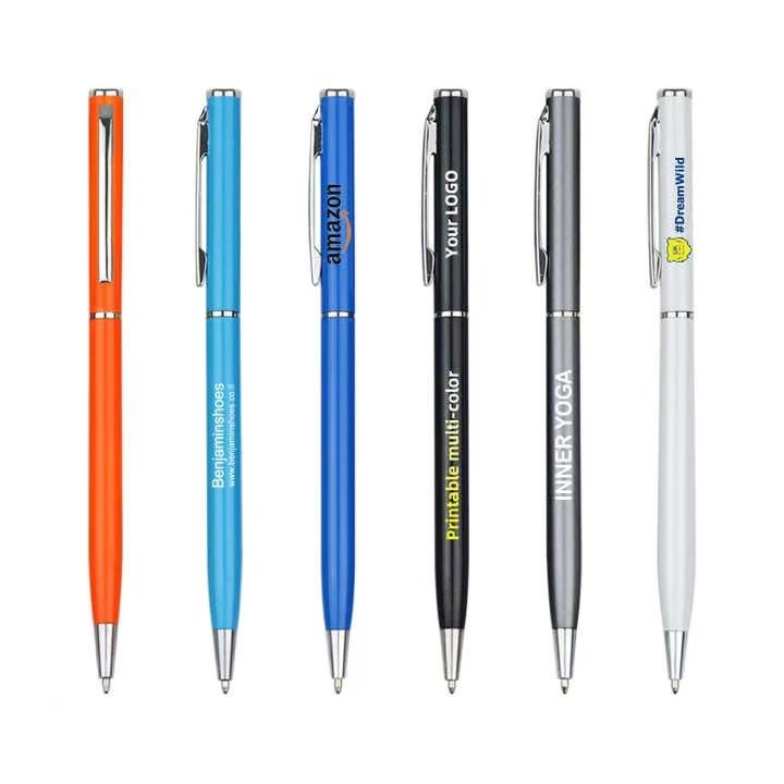 Luxury New Custom Logo Ballpoint Pen 1.0mm Gel Pen with Cute Style Wood Body and Novelty Design for Promotions and Gifts