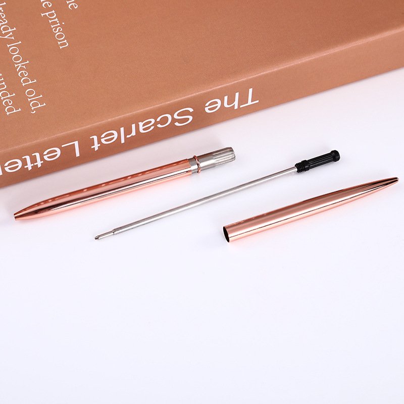 Ballpoint desktop pen advertising pen can print logo hotel front desk advertising pen