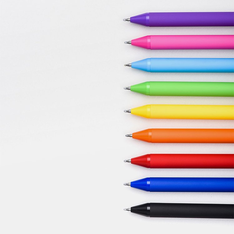 soft touch rubber promotional ballpoint pens with custom logo plastic custom pens logo printed