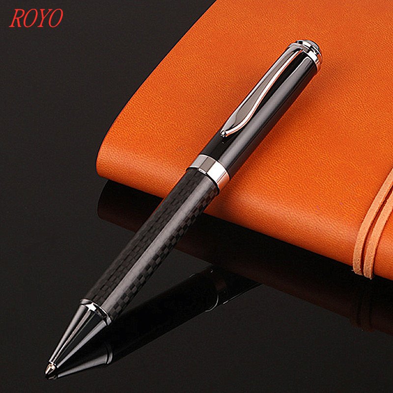 Luxury Carbon Fiber Pen Metal Pens With Custom Logo Ballpoint Custom Pens