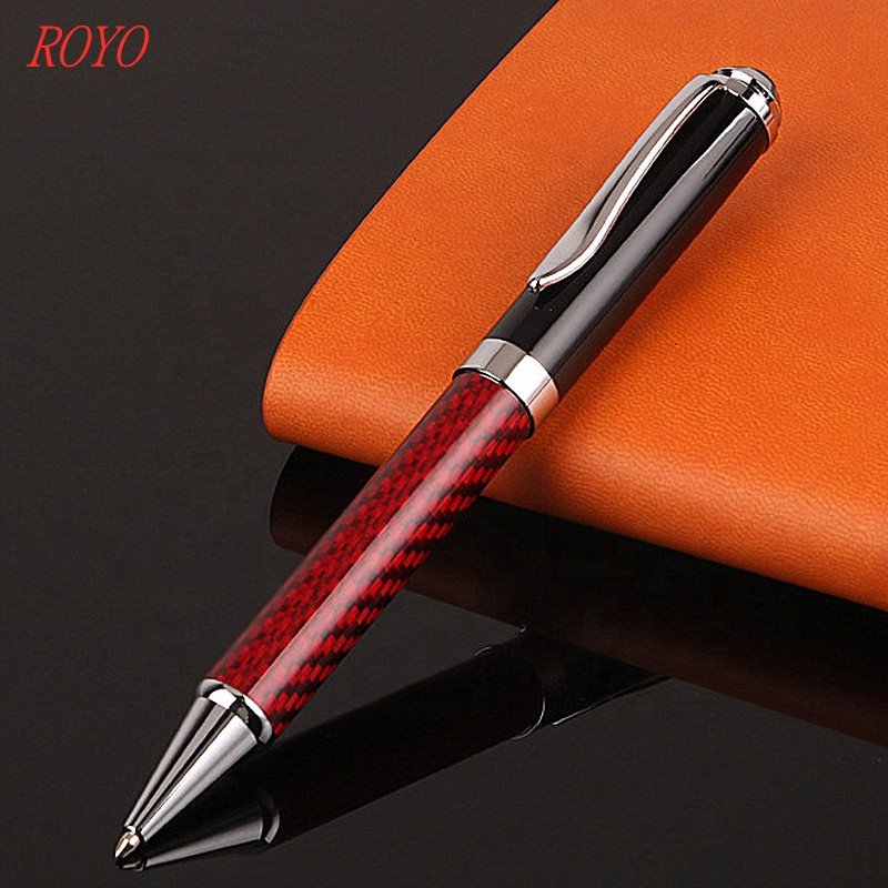 Luxury Carbon Fiber Pen Metal Pens With Custom Logo Ballpoint Custom Pens