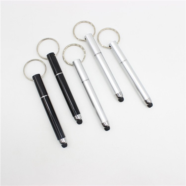 Keychain Touch Screen portable Ballpoint Pen Custom Logo printing Promotion Gift Pen
