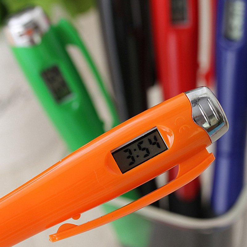 Promotional Digital clock ballpoint pen, digital watch pen
