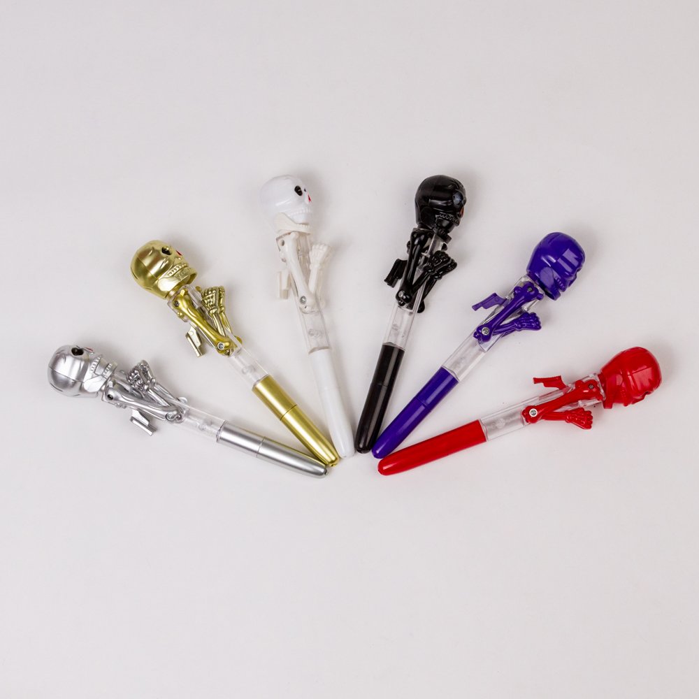 Skull Monster Novelty Boxing Pen, Kids & Adults Office Supplies Ballpoint Pen, Decompression Toy Halloween Ballpoint Pen