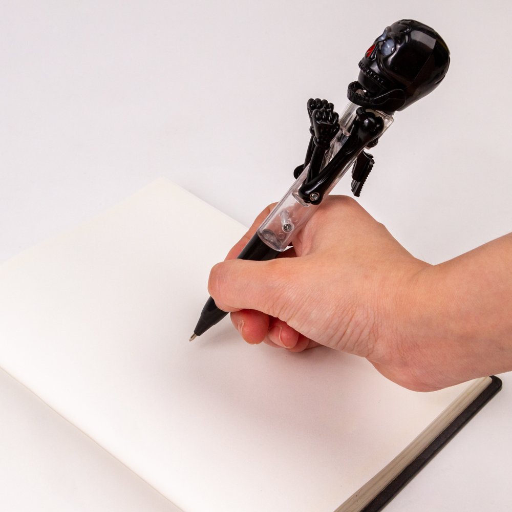 Skull Monster Novelty Boxing Pen, Kids & Adults Office Supplies Ballpoint Pen, Decompression Toy Halloween Ballpoint Pen