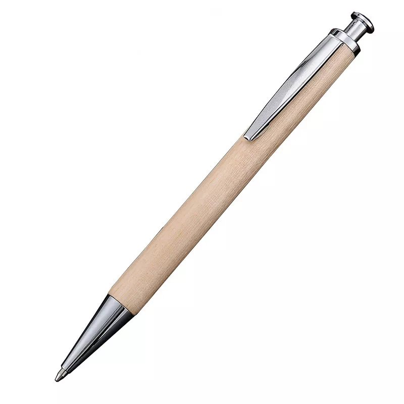 1.0mm Refill Black Ink Writing Pens Luxury Office Stationery Cork Twist Mechanism Ballpoint Pen