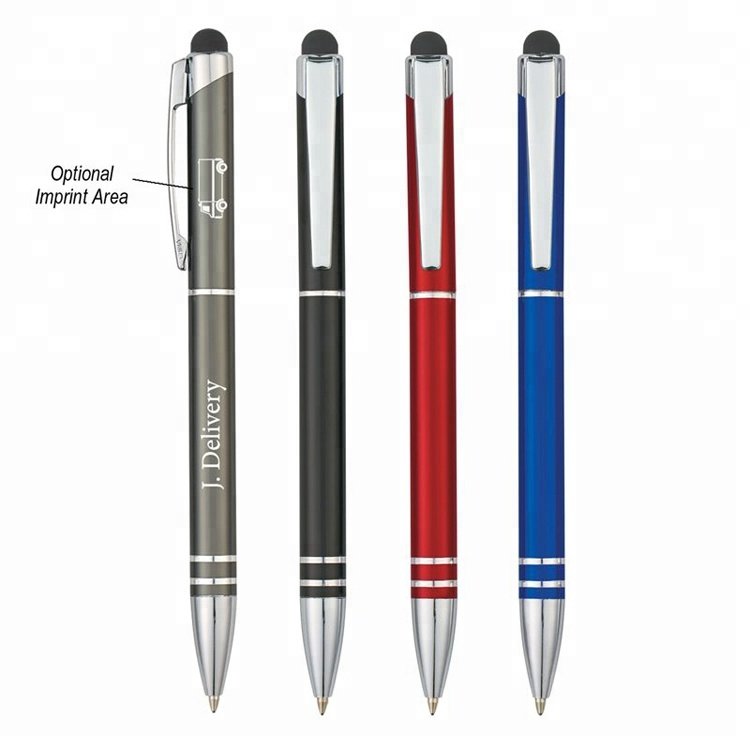 Custom Logo Gift Promotional Multifunction Ball Pen With Touch Screen Stylus Pen as Giveaway item