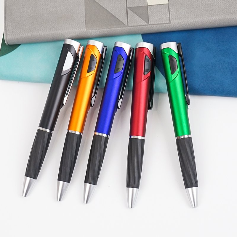 Customized Wholesale Smooth Writing Light Up Logo Pen Custom Led Logo Ballpoint Pen With Led Light Up Laser Logo