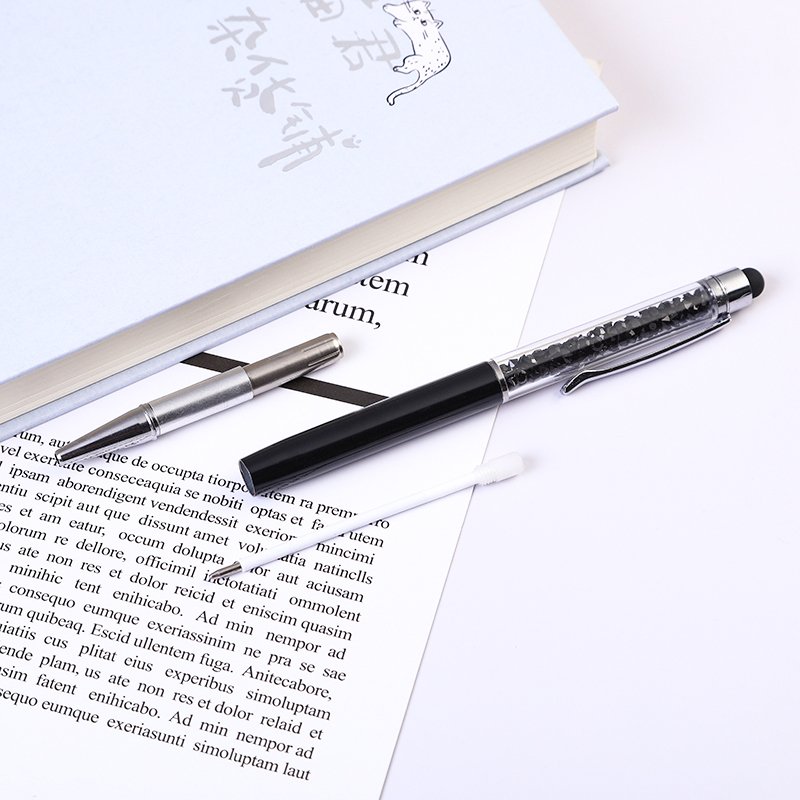 Promotional Cheap Custom Logo Multi Color Crystal Metal Ballpoint Pen Touch Pen Wedding Gift Stylus Pen With Crystal