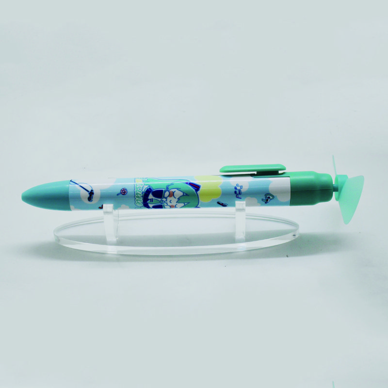 OEM Cartoon Super Cute Fresh Hot Selling Multifunctional Plastic Material ECO Battery Fan Pens Direct from Factory Outlet