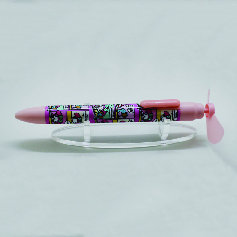OEM Cartoon Super Cute Fresh Hot Selling Multifunctional Plastic Material ECO Battery Fan Pens Direct from Factory Outlet