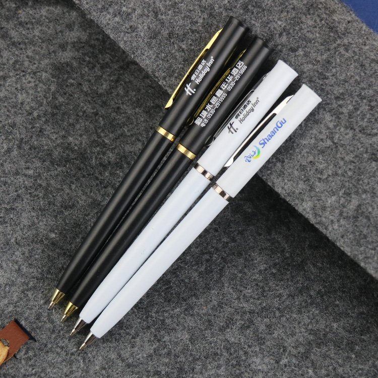 Premium luxury multi-color metal ballpoint pen with custom logo perfect promotional gift